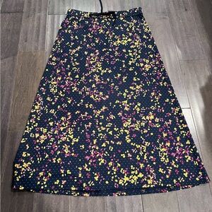 J. Jill Wearever Floral Jersey Skirt